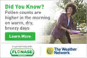 Did you know? Pollen counts are higher in the morning on warm, dry, breezy days