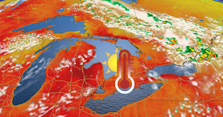 Multi-day stretch of hot, humid weather with risk of thunderstorms