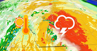 High heat and strong storms to start the week on the Prairies