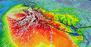 Active storm track threatens damaging winds to parts of B.C. this weekend
