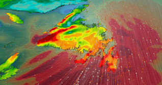 Atlantic: Heavy snow, strong winds force closures, major temp drop next