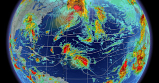 Tropical Storm Peter churns in the Atlantic basin with Rose on deck