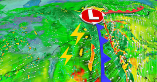 Damaging winds, pounding downpours en route to Quebec