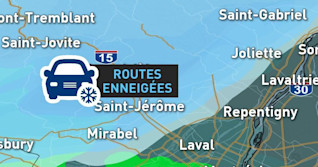 Conditions routières difficiles à prévoir lundi