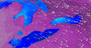 Ontario: Record January-like cold, bitter wind chill descends