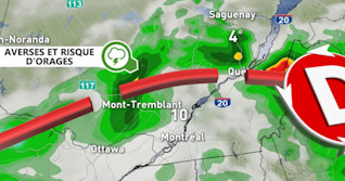 À surveiller : des orages malgré le temps frais