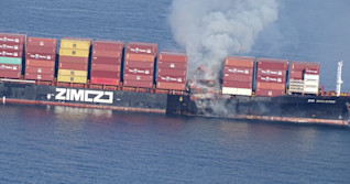 More than 100 containers from cargo ship went overboard during B.C. storm