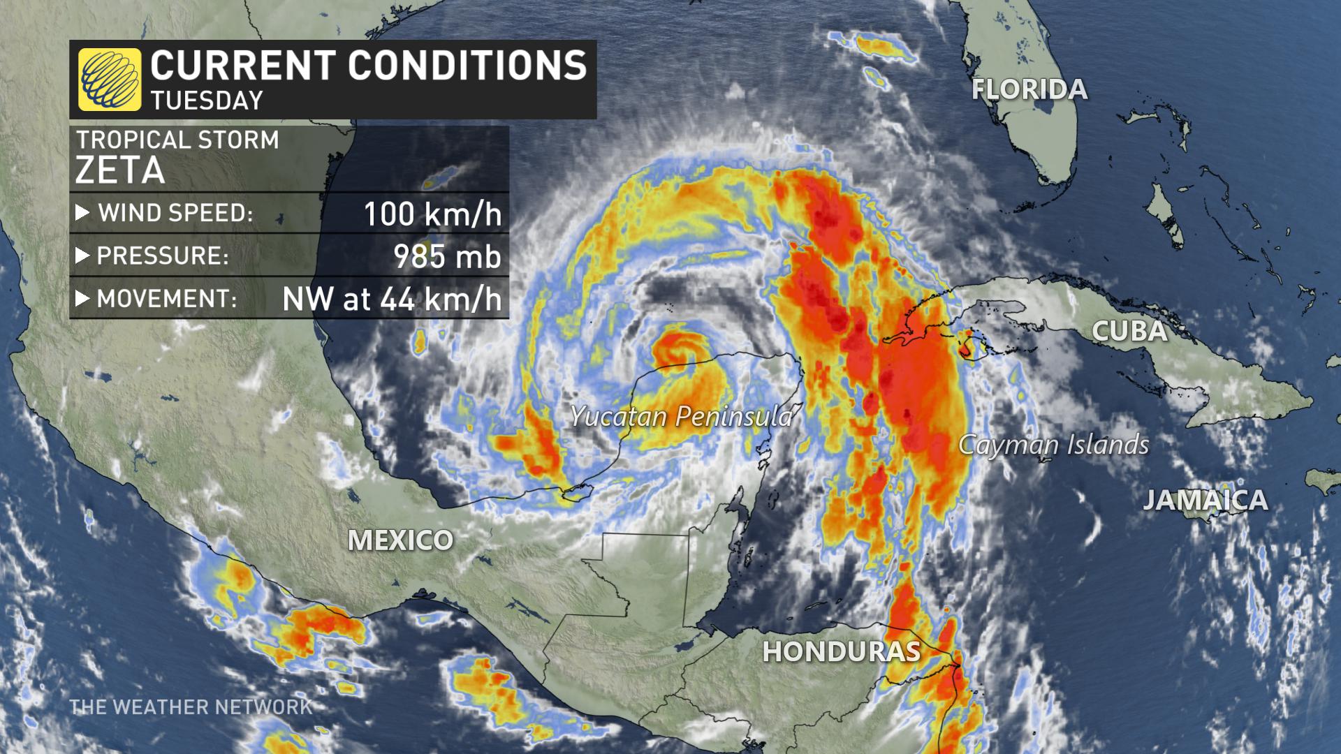 Hurricane Zeta makes landfall on Yucatan Peninsula