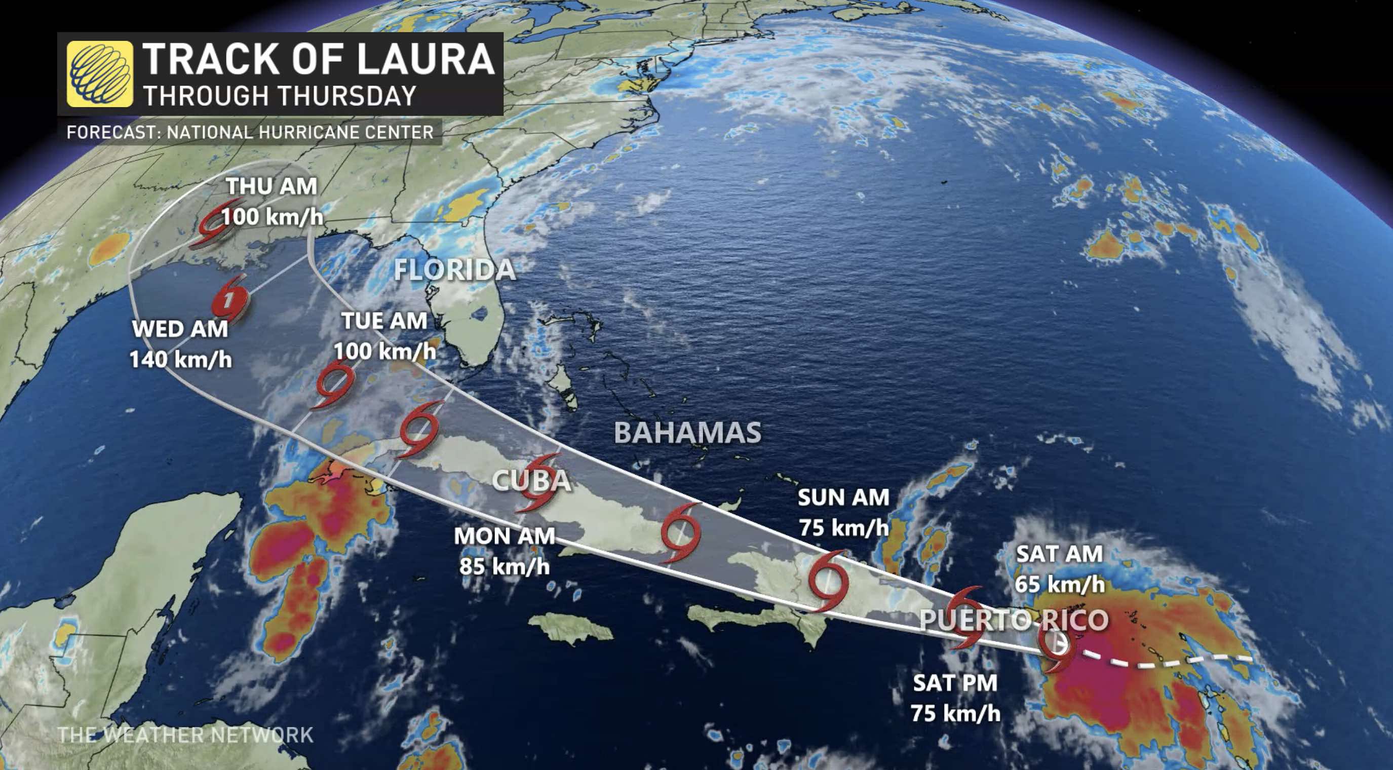 Double hurricane bound for US Gulf, Louisiana: First in 60 years