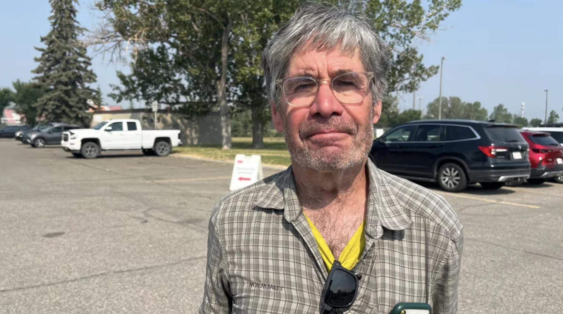 CBC: Warren Waxer, who has lived in Jasper for 44 years, said he's hopeful but a little nervous for the townsite's future since the fire could damage tourist infrastructure and harm the local tourism industry. (Benjamin Lopez Steven/CBC)