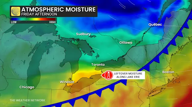 Beware an isolated severe storm threat in Ontario on Friday - The ...
