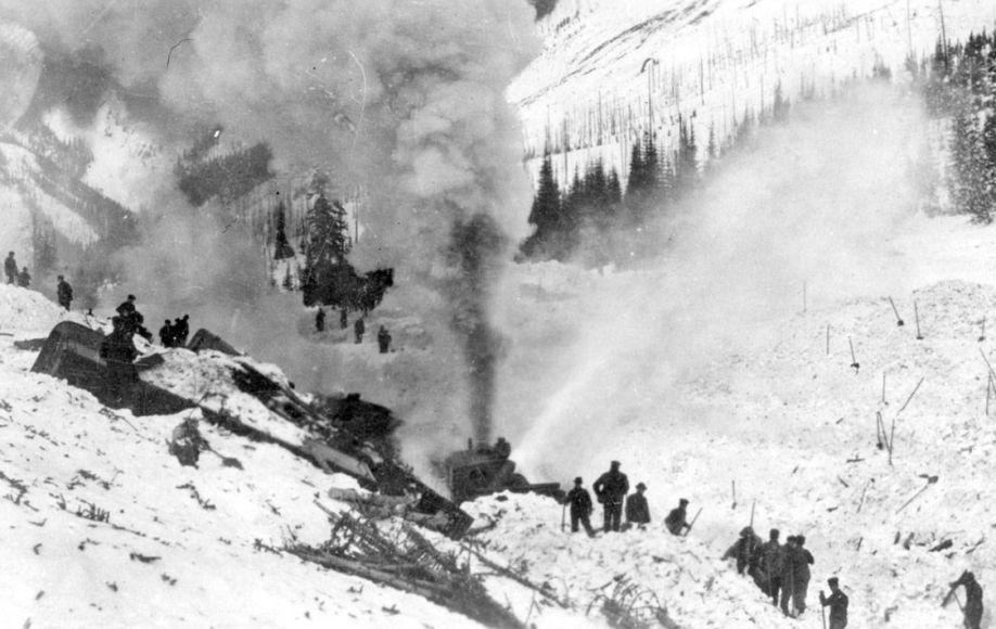 Canada's worst avalanche is the 1910 Rogers Pass disaster, a preventable tragedy