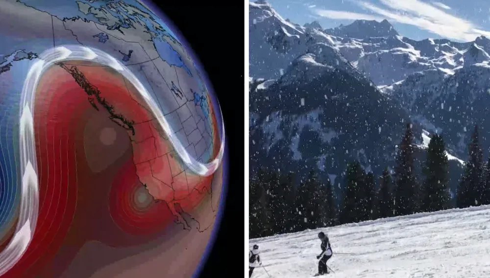 This giant ‘omega block’ over B.C. is a skier's worst nightmare