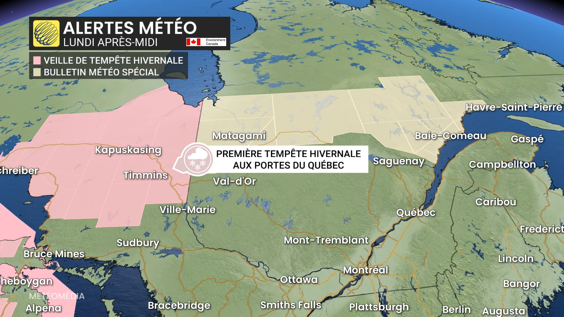 alerte meteo avertissement tempete hivernale