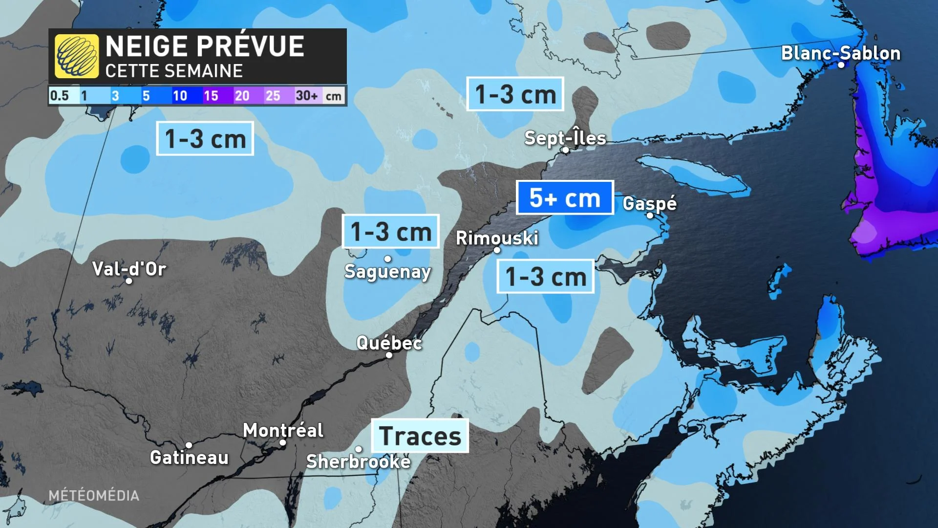 NEIGE PRÉVUE SEMAINE