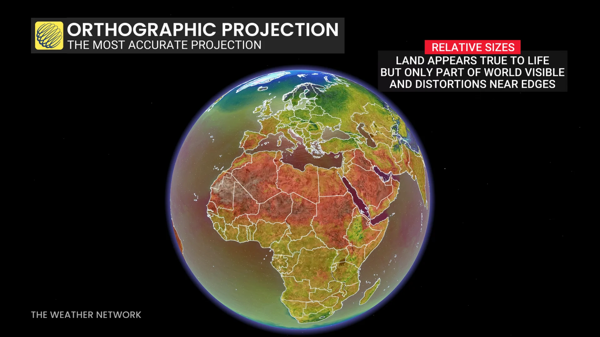 Orthographic Map Projection