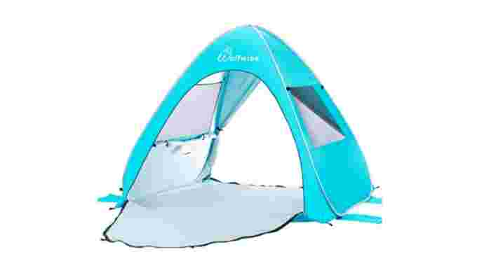 Amazon, beach tent, CANVA, sun protection