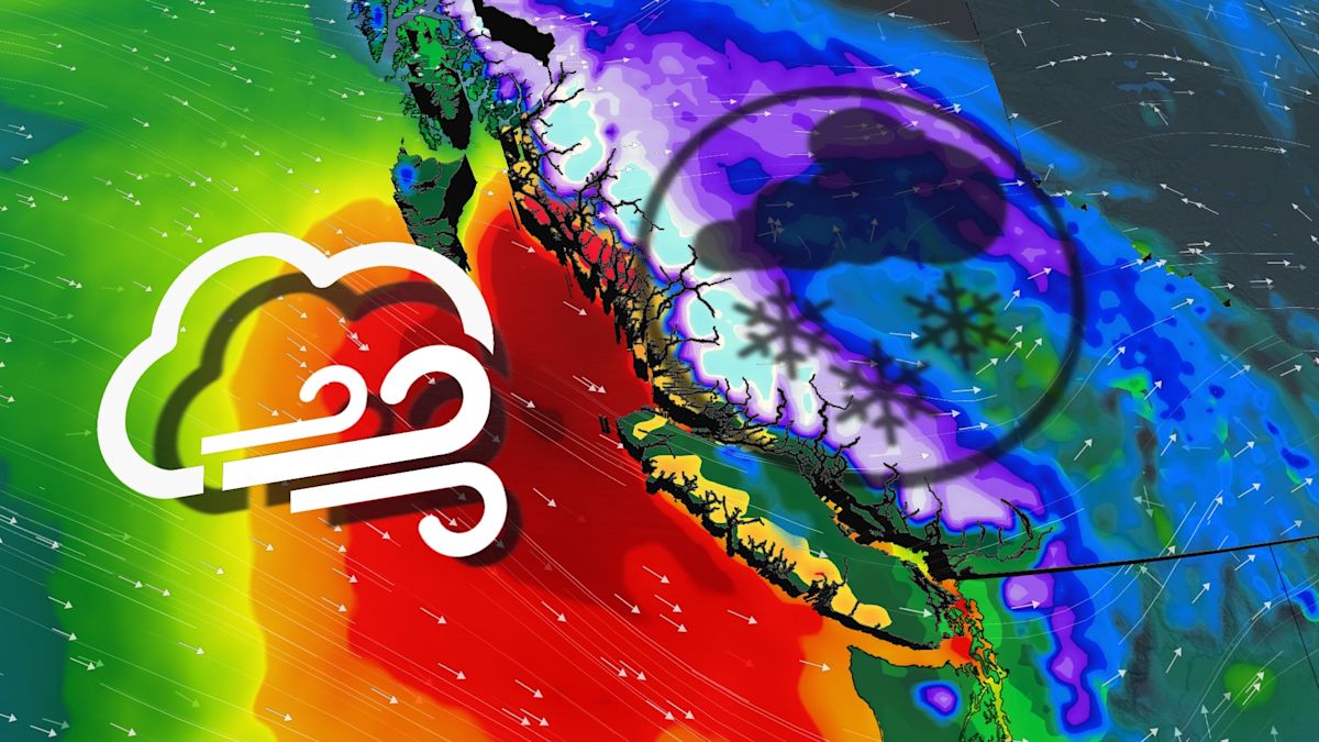 Vancouver Weather Trend Summary: Pacific Storm Brings Snow, High Winds and Travel Warnings Across British Columbia