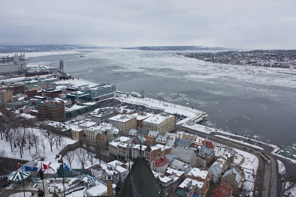 Hiver doux : le fleuve Saint-Laurent est presque dépourvu de glace 