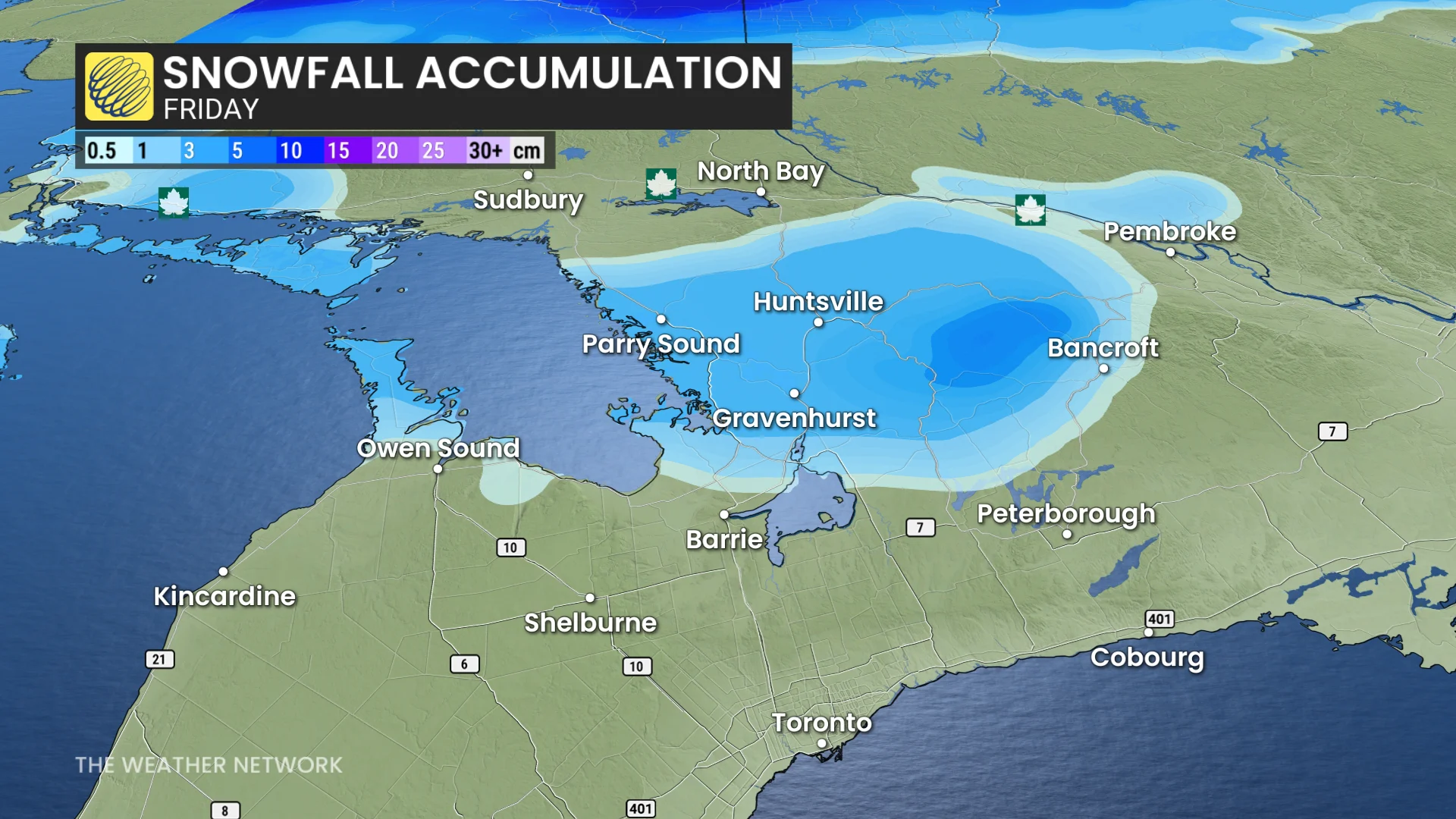 Baron - Ontario snow - April 9