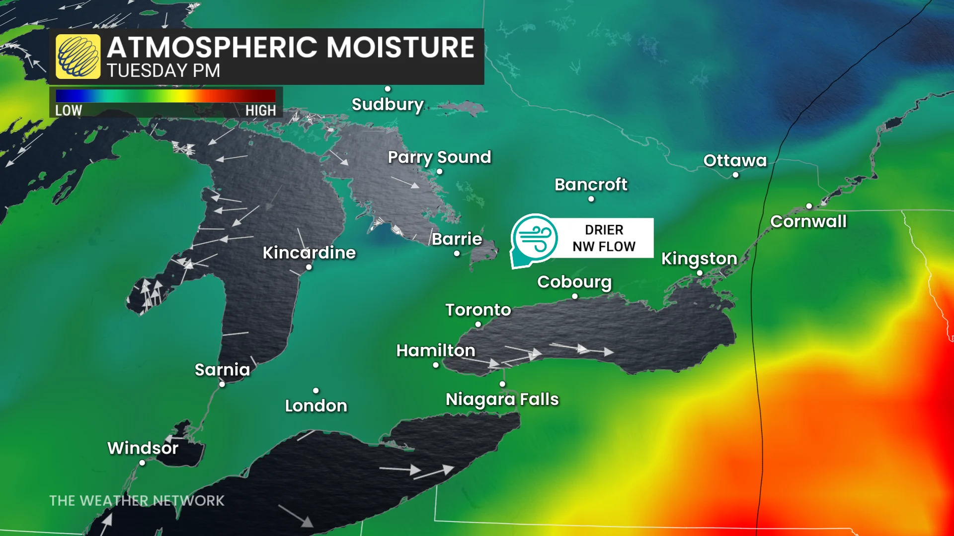 Baron - Ontario moisture Tuesday - July7