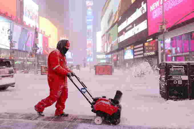 NYC Snow/Reuters