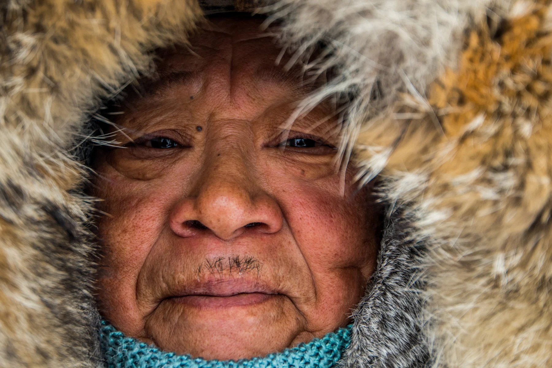 James "Jimmy" Haniliak was born in an igloo near Bathurst Inlet and works as a guide based in Cambridge Bay. Nunavut. Near Cambridge Bay, Nunavut. (Neil Ever Osborne)