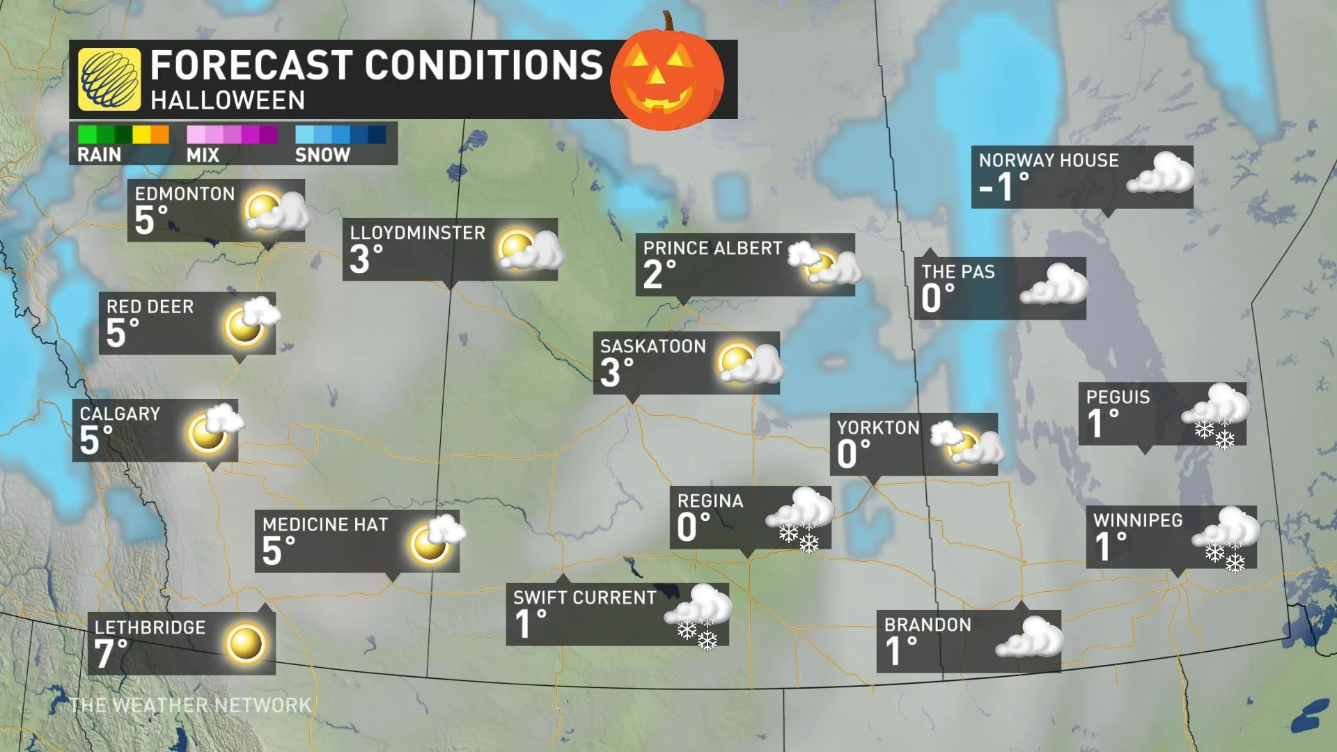 PR halloween temps