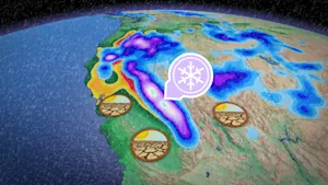 Après la chaleur extrême, jusqu'à 1 m de neige