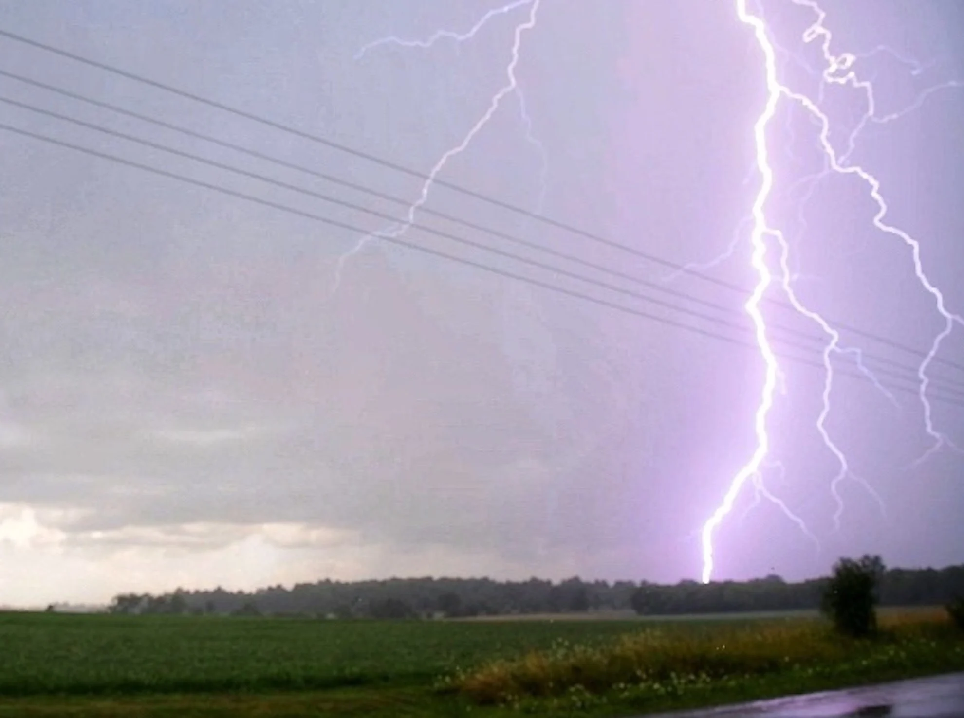 At least 22 people were injured in Liberec, Czech Republic, Sunday after lightning hit a tree
