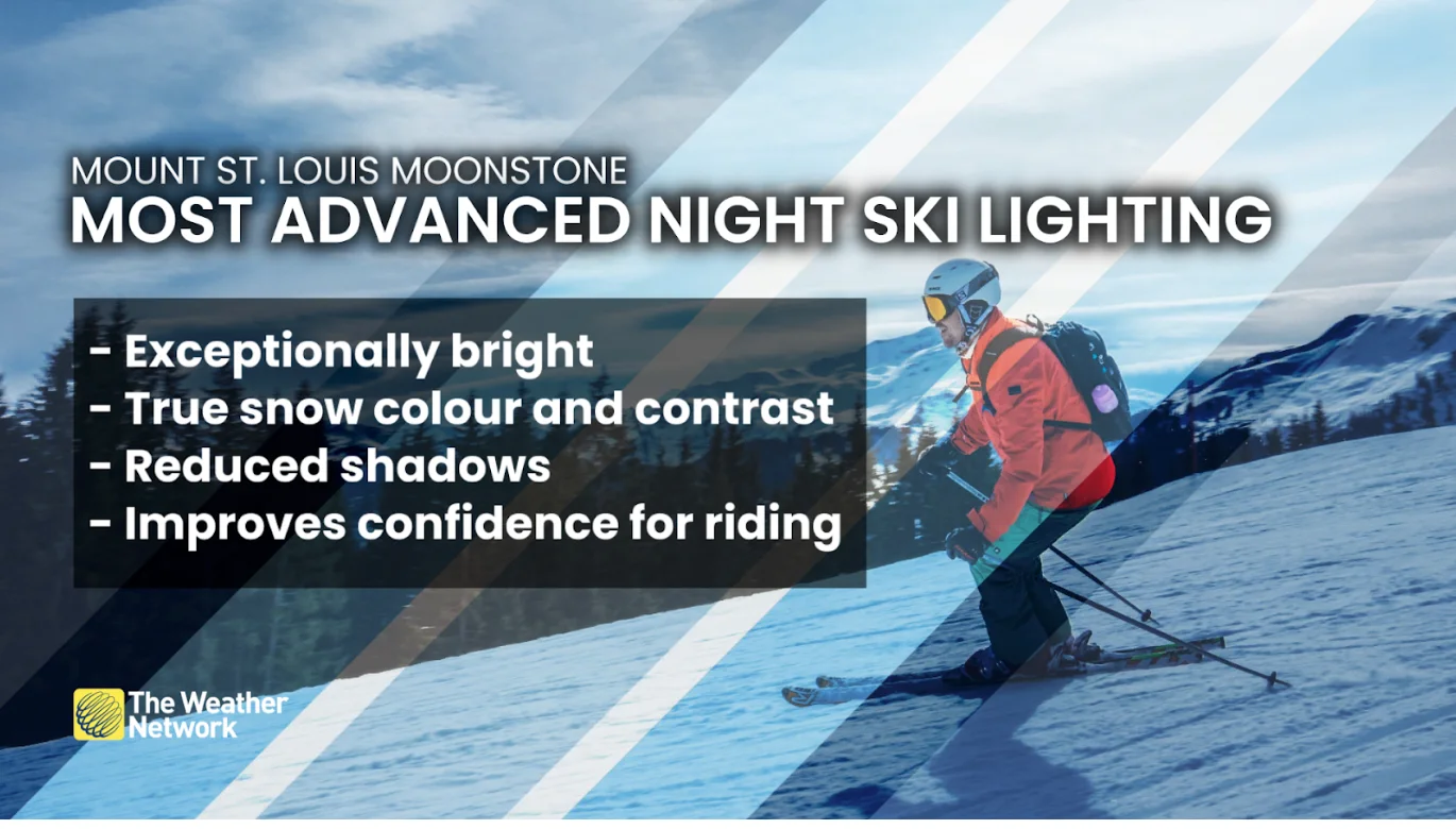 Mount St. Louis Moonstone - Most advanced night skiing lighting system in North America
