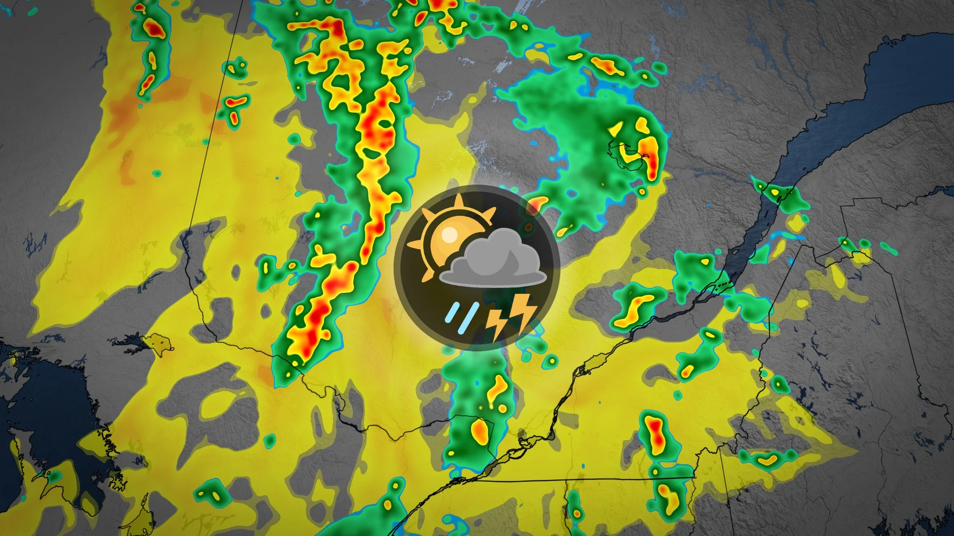 Risque d'orages dans ces secteurs du Québec