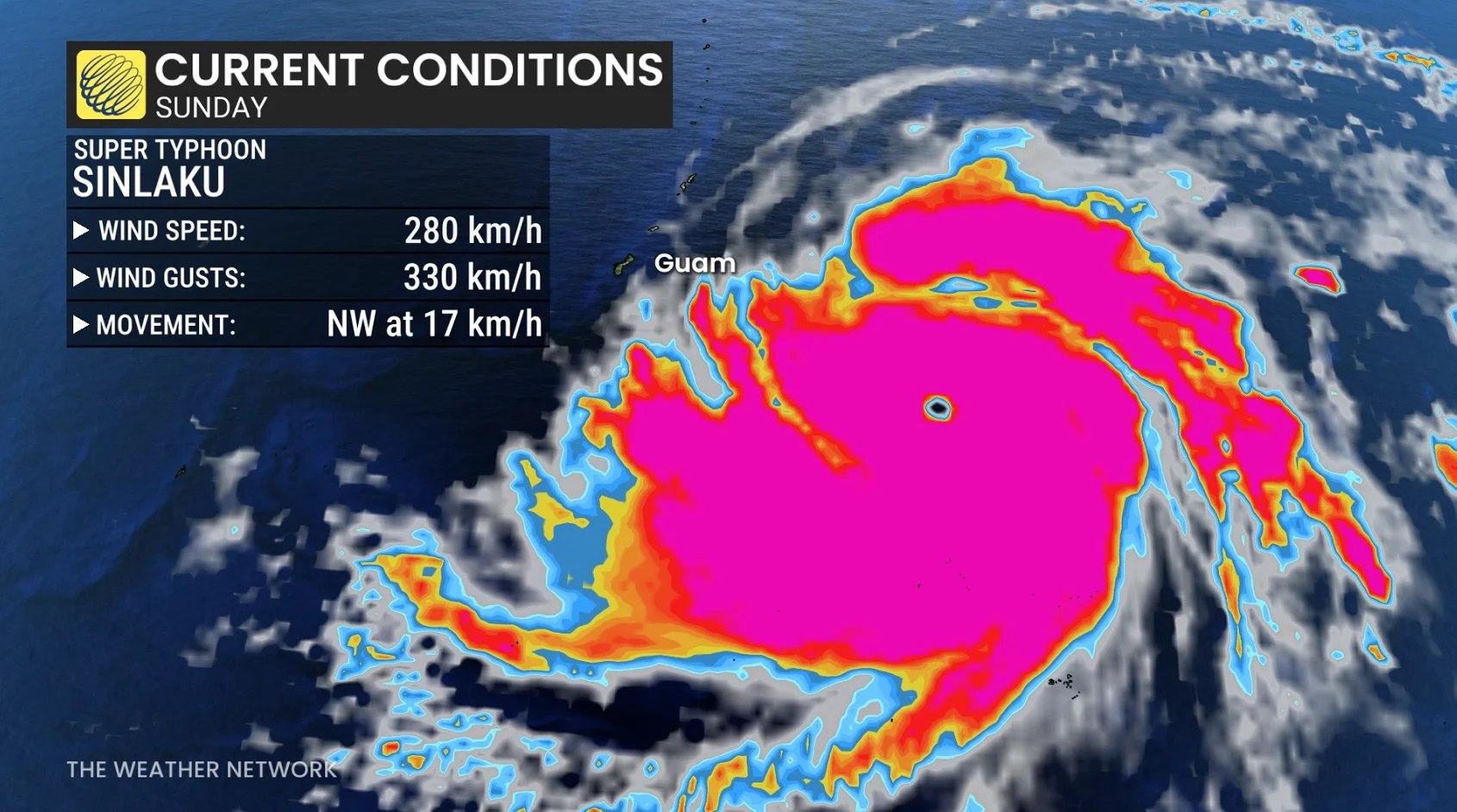 Super Typhoon Sinlaku/current conditions April 12