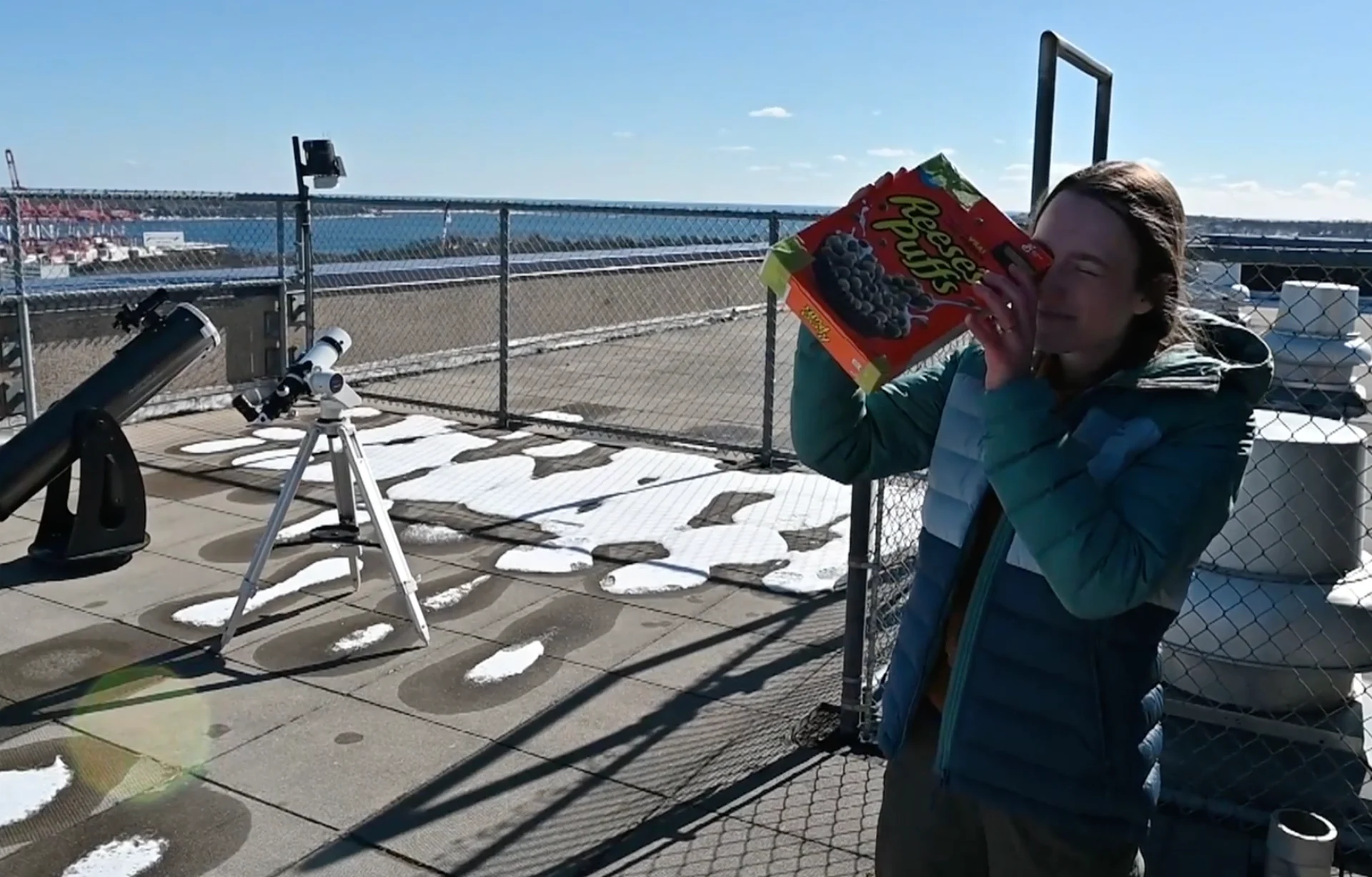 How to use a cereal box to safely view the solar eclipse