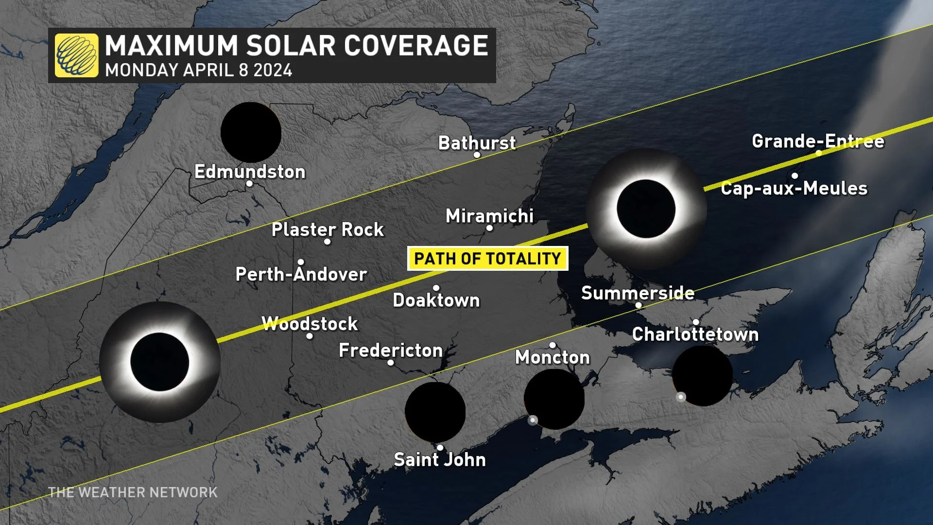 Beauty or a bust? Where clouds may hinder Canada’s solar eclipse - The ...