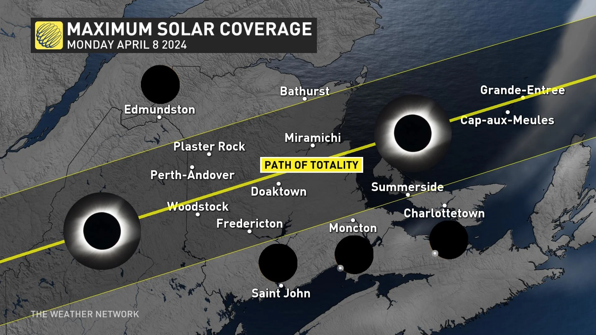 New Brunswick solar eclipse coverage, April 6