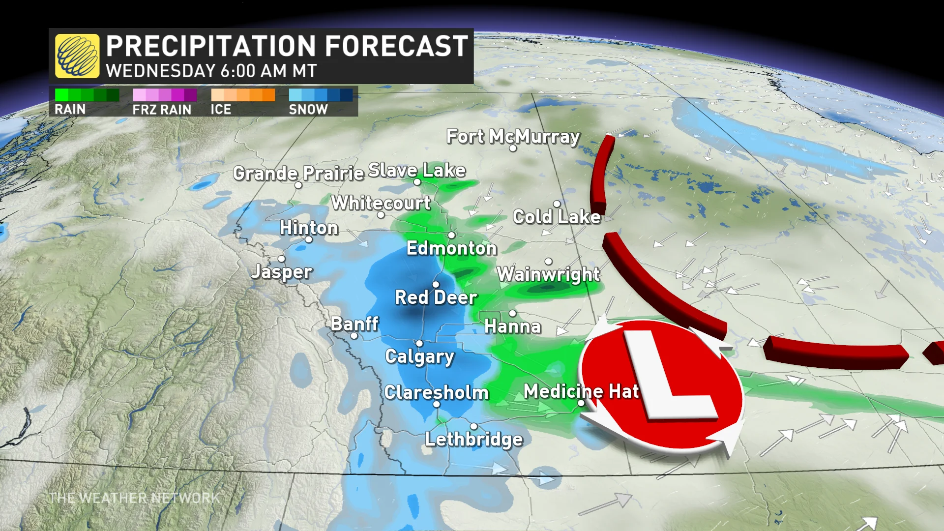 Baron_Alberta precipitating timing_Wednesday morning_April 29