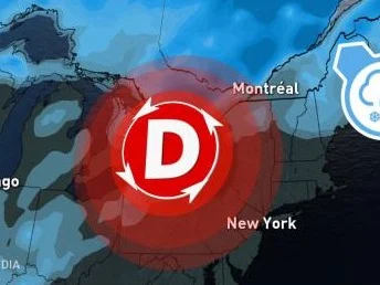 Trois types de tempêtes frappent le Québec