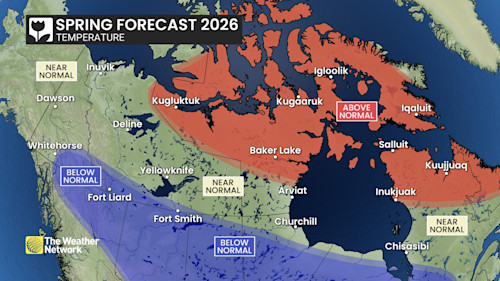 Ontario S 2026 Spring Forecast The Weather Network Baron North Temp SpringFX 2026 