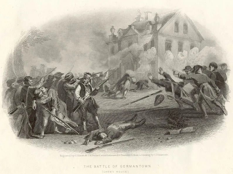 Fog caused Americans to battle against themselves in the Battle of Germantown