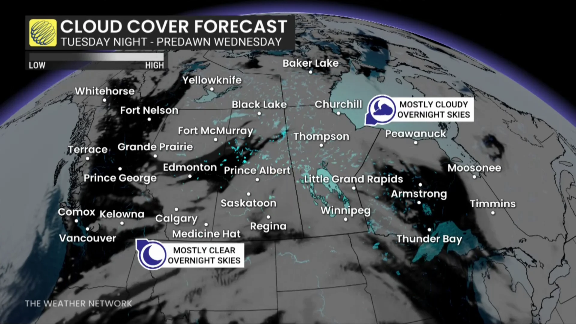 April 15-16 overnight clouds - West - update
