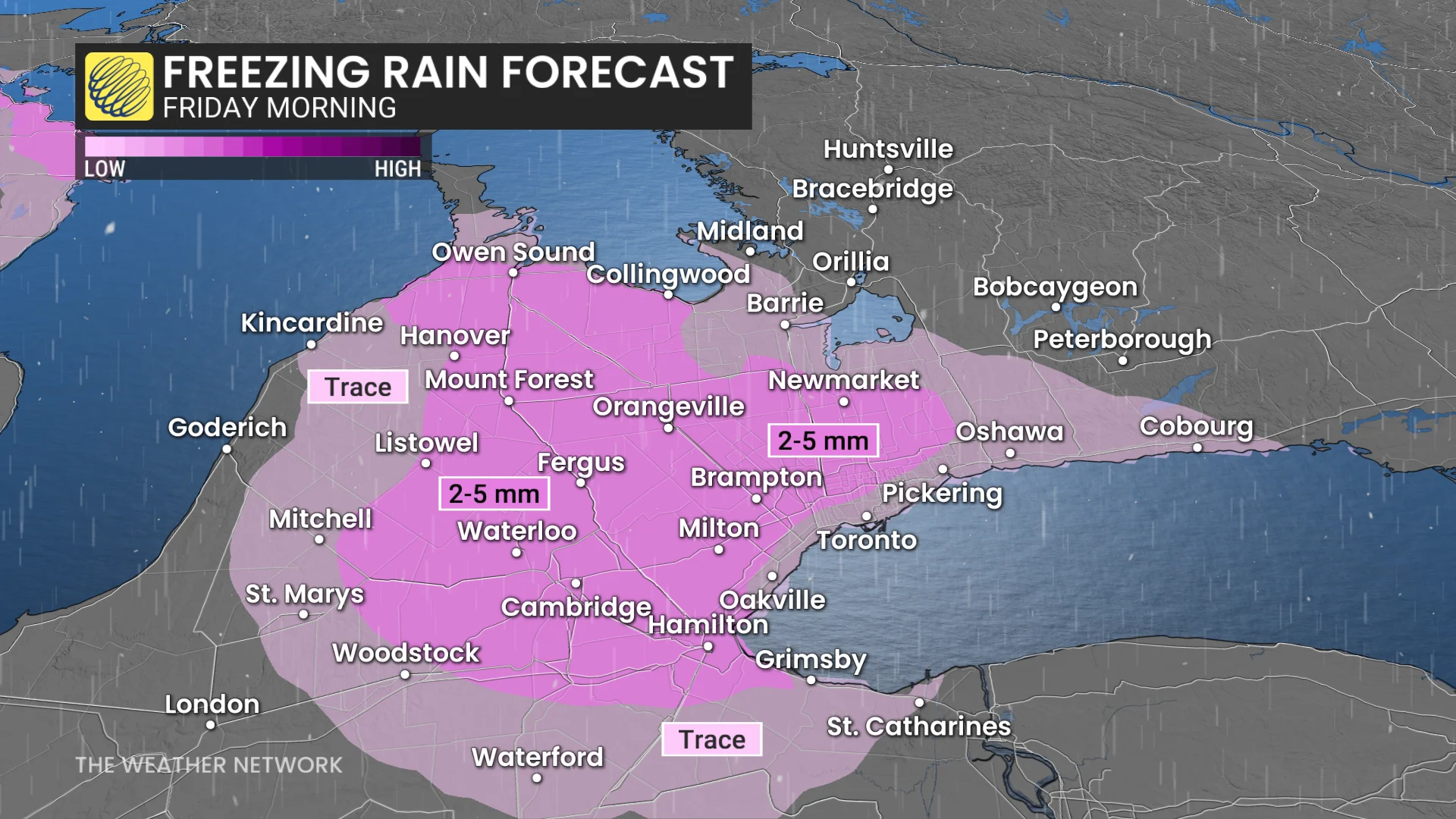 Baron - Friday freezing rain Ontario - Mar 20