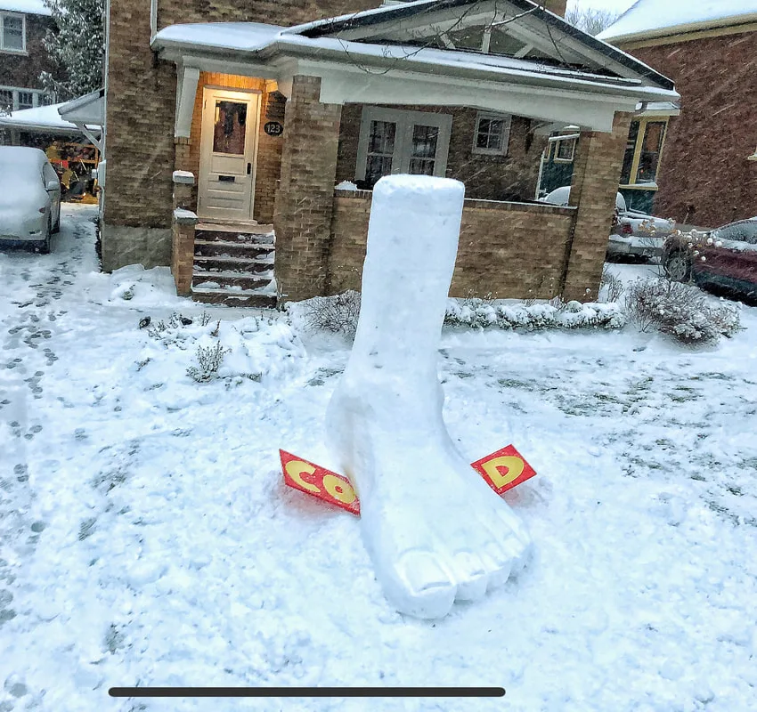 Cold sculpture - Matt Morris/Snowbank Productions. Submitted.