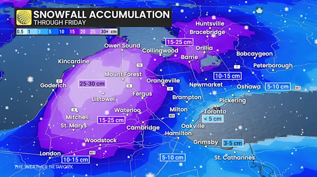 Hazardous travel with potent, prolonged snow squall setup - The Weather ...