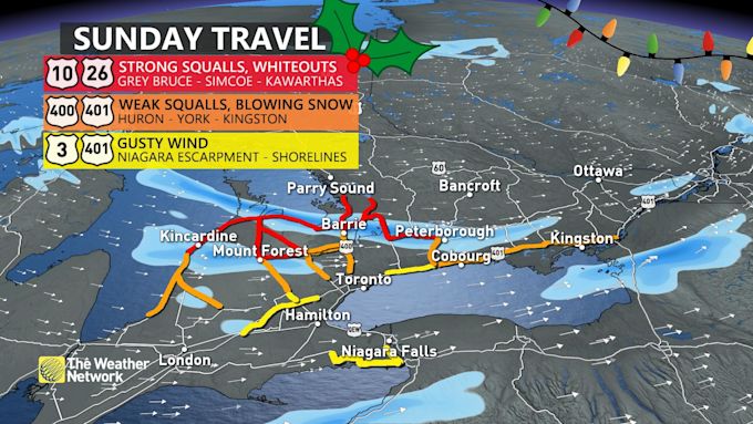 The Climate Community – Heavy snow squalls make for harmful Christmas journey in Ontario