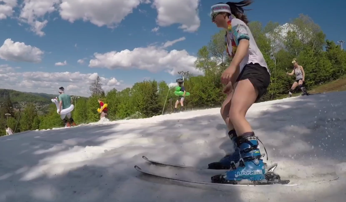 Jamais vu au Canada : une dernière journée de ski un 8 juin