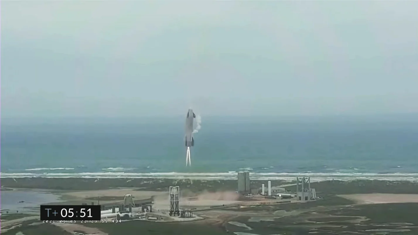 First perfect touchdown for SpaceX's Starship prototype