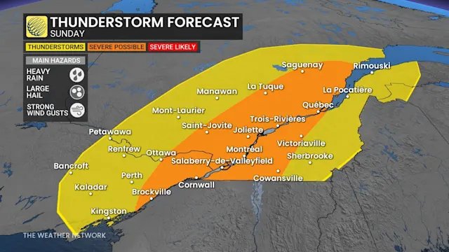 Storms threaten to interrupt the weekend in parts of Ontario, Quebec ...