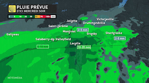 Jusqu'à 20 cm de neige et 5 mm de pluie verglaçante au Québec MétéoMédia