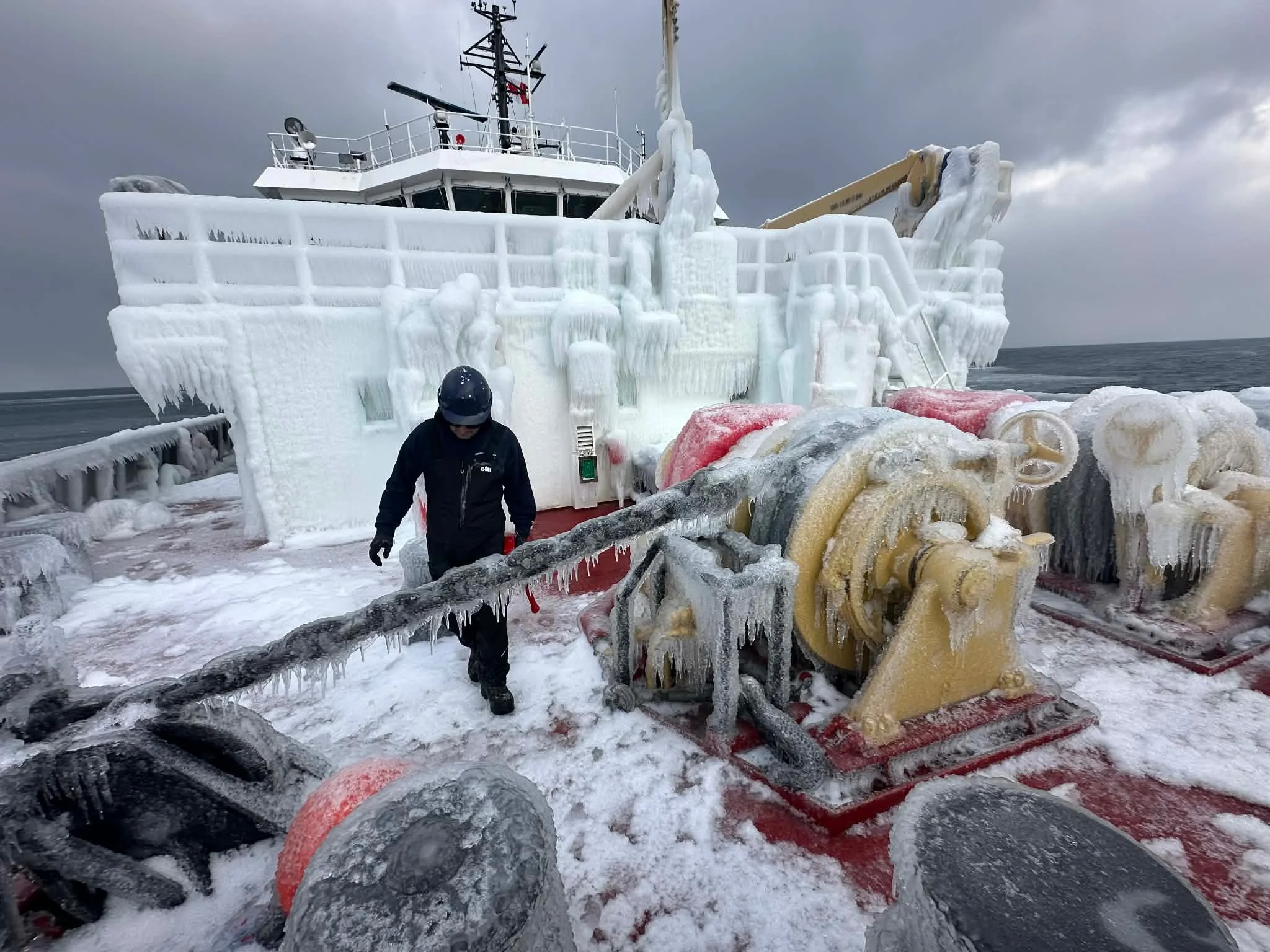 Canada Coast Guard/Twitter - ice formations